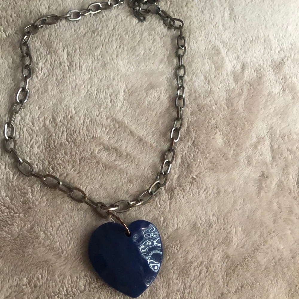 Heart, Funky, Retro Necklace